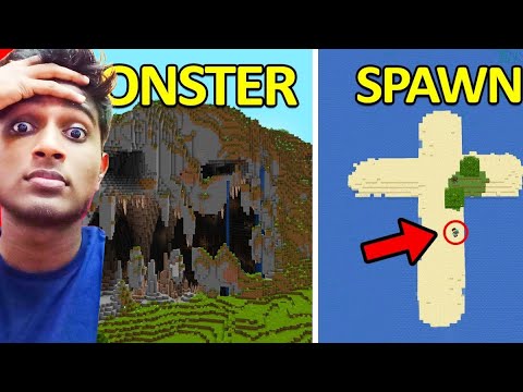 Dyino Reacts -  600 Best Minecraft World Seeds |  Minecraft Sinhala