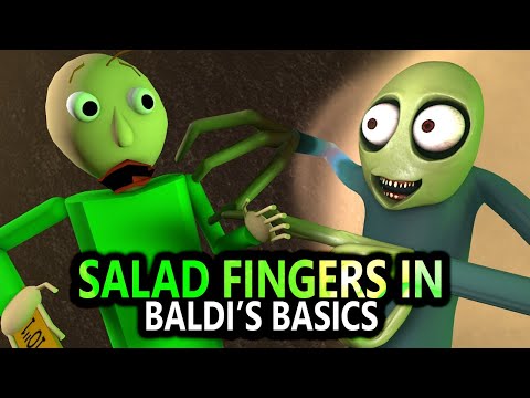 SALAD FINGERS X BALDI'S BASICS MOVIE CHALLENGE! (Official) Minecraft Horror Game Animation