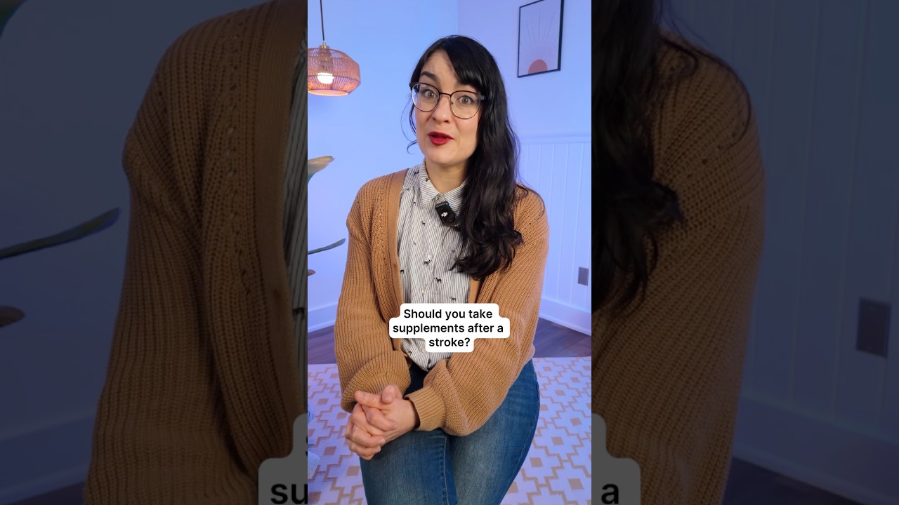 Is using supplements after stroke a good idea? #stroke #supplements #strokerecovery