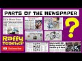 Parts of a NEWSPAPER -  / Perfect for Everybody /