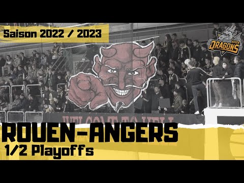 Hockey : Rouen - Angers 1/2 Finale Playoffs 2023 M1 M2