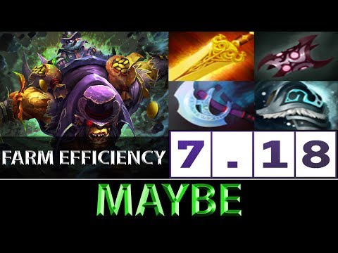 路垚 Maybe [Alchemist] Farm Efficiency Hero ► Dota 2 7.18