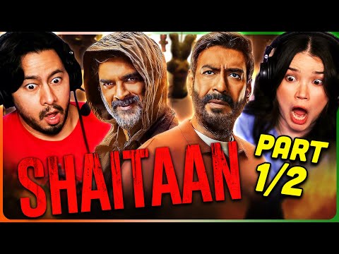 SHAITAAN Movie Reaction Part 1/2! | Ajay Devgn | Madhavan | Jyotika | Vikas Bahl