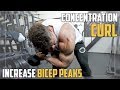Concentration Curls for Bicep *PEAKS* | Exercise Tutorial