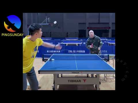 coach Chen 19 - How to return the pendulum serve #tabletennis #pingpongtips