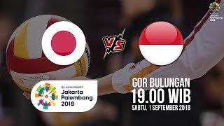 Live Streaming Laga Voli Putra Asian Games 2018, Indonesia Vs Jepang Pukul 19.00 WIB