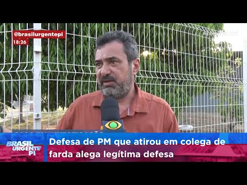 Defesa de PM que atirou em colega de farda alega legítima defesa