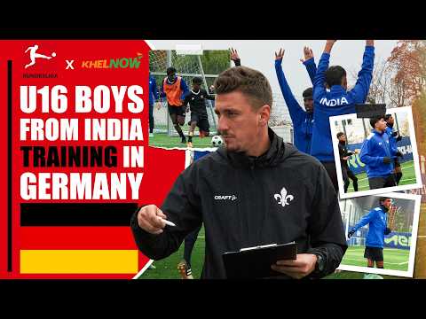🇮🇳 U16 Boys From India Train in Germany under Bogdan Ficut | SV Darmstadt x Bundesliga Dream India