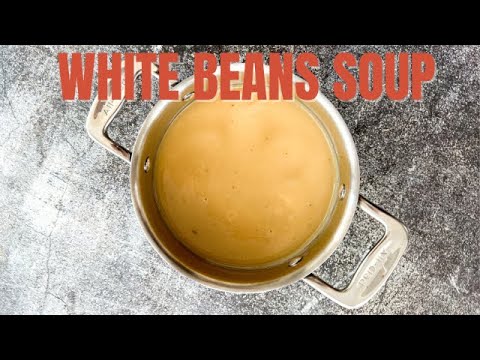 How To Make Haitian White Beans Soup ( Sòs Pwa Blan )