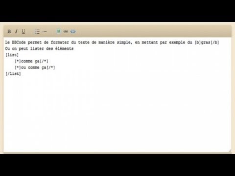 Tutoriel PHP BBCode