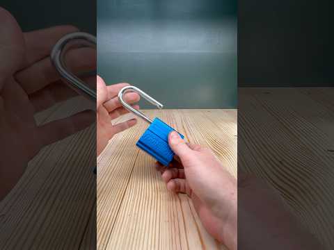 Proven Heavy Duty Padlock slapped open