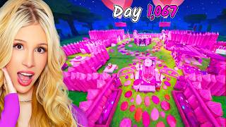 I Built A PINK ONLY CITY in 99 Nights...