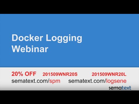 Docker Logging Webinar