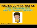 Reading (English Language Arts ELA) State Test Practice and Test Taking Tips
