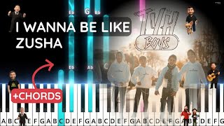 I Wanna Be Like Zusha - TYH Boys | Piano Tutorial with chords and sheet music