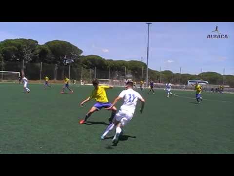 ALSACA2017 Balón de Cádiz CF "A" - Málaga CF 2º Tiempo Jornada 30 Temporada 2016-17