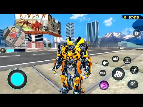 Bumblebee jet robot car transformation Multiple Car Games #4 - Android Gameplay