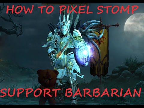 Diablo 3: How to Pixel stomp - zBarb(Support Barbarian)