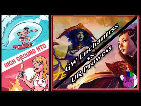GW Enchantress vs  UR Prowess Blitz Round 5 MTG Modern League