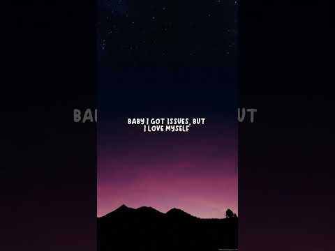Talk (Sped Up Lyrics) - Salvatore Ganachi | Status | 'Baby, I got issues, but I love myself.. 🎶🎶💔'