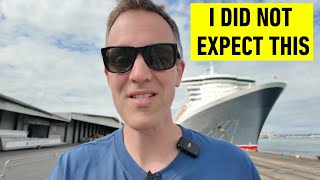 Boarding the world's LAST ocean liner + a surprise | QM2 Vlog #2