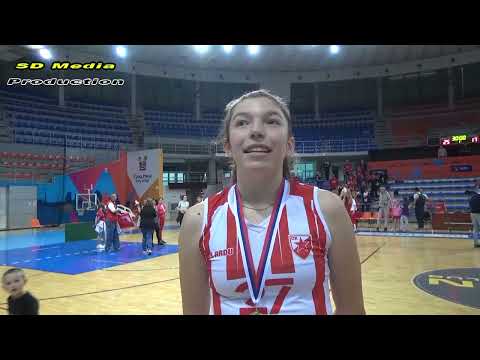 Kadetkinje ŽOK Crvena zvezda šampionke Srbije ,Finale:ŽOK C.zvezda -ŽOK Crno bele 011   3-0