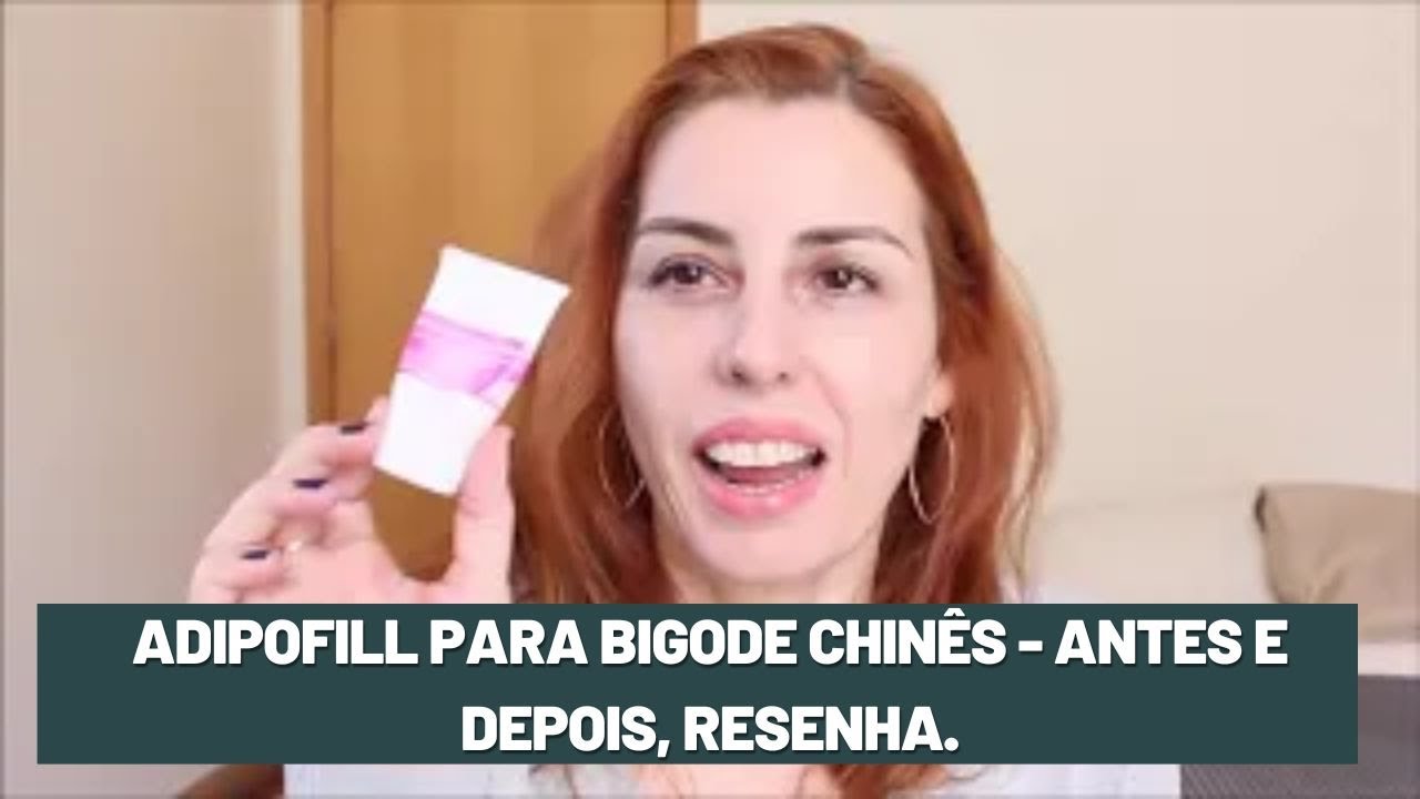 Adipofill para bigode chinês - antes e depois, resenha