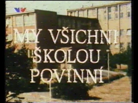 DX-TV VTV Slovakia - My všichni školou povinní (Intro/Outro, Petr Hapka), analog