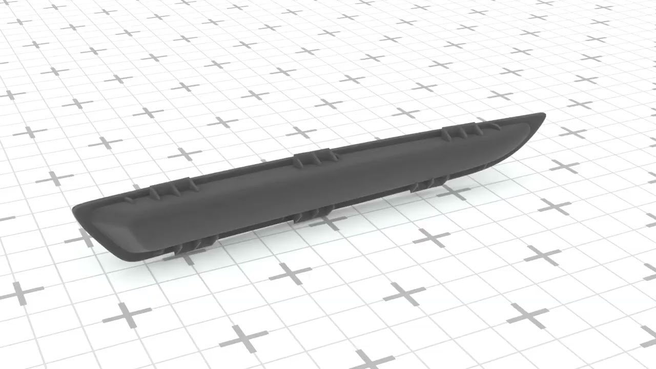 Rear Bumper Trim Insert Plug Opel Grandland X YP00078977 3D Print Model