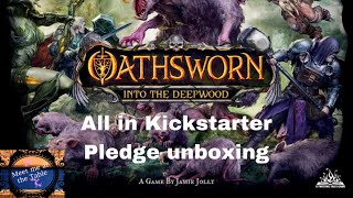 Oathsworn All In Kickstarter Unboxing as Spoiler Free as Possible
