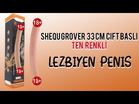 Shequ Grover 33 Cm Çift Başlı Ten rengi Lezbiyen Penis