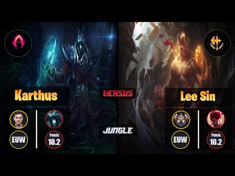 Selfmade KARTHUS (Jungle) [Dark Harvest] VS LEE SIN - Challenger EUW Patch 10.2