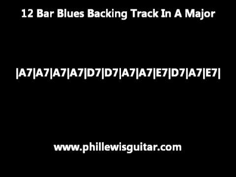 12 Bar Blues Backing Track In A Major