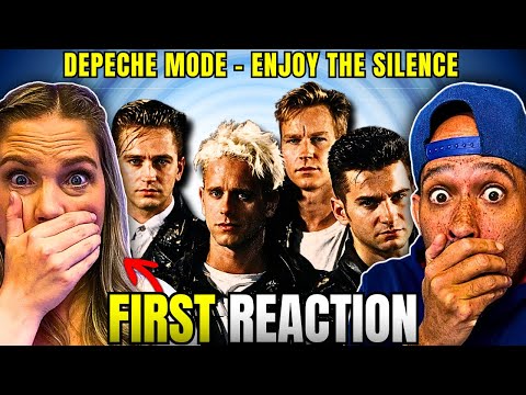 Her FIRST time REACTION to Depeche Mode - Enjoy the Silence! This is different...