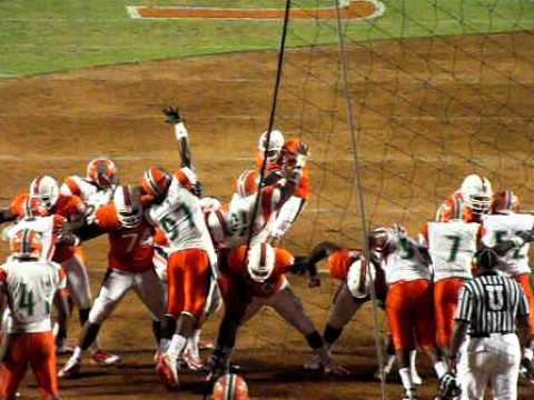 Matt Bosher kicks a field goal at 240 fps