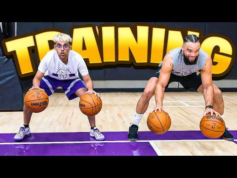 N3on Trains With Dillon Brooks!