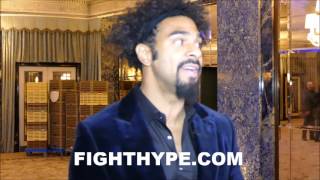 DAVID HAYE EXPLAINS BRAWL WITH "ANNOYING" TONY BELLEW; WARNS HIM THAT HE'LL WIPE HIS MEMORY