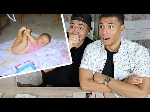 REAKTION AUF UNSERE PEINLICHSTEN KINDERFOTOS !!! | Kelvin und Marvin