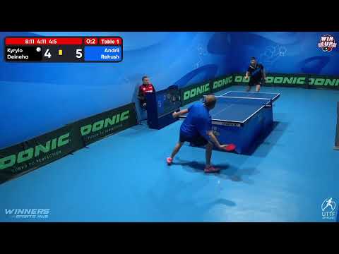 12:30 Kyrylo Deineha 0-3 Andrii Rehush West 1 WIN CUP 09.10.2022 | TABLE TENNIS WINCUP