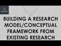 How to Find Research Gaps - Developing a Research Model/Conceptual Framework/ from Existing Research