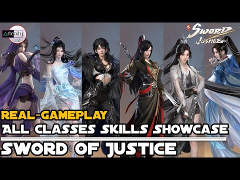 Sword of Justice: All Classes Skills Showcase [MMORPG Mobile on Android/iOS]