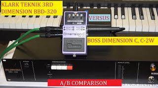 Video thumbnail for KLARK TEKNIK 3RD DIMENSION BBD-320 versus BOSS (WAZA CRAFT) DIMENSION C, DC-2W (SDD-320 mode only) by The Synth King