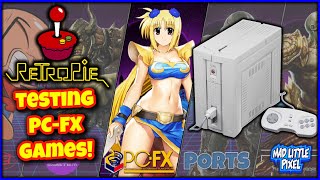 RetroPie Testing NEC PC-FX Games On The Raspberry Pi 4! God Fighter Zeroigar & Chip-Chan Kick!
