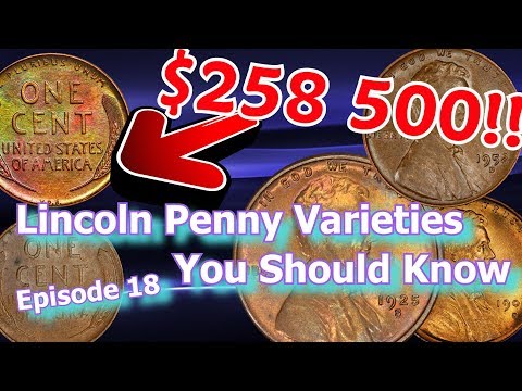 Lincoln Penny Varieties You Should Know Ep. 18 - 1909, 1925, 1952