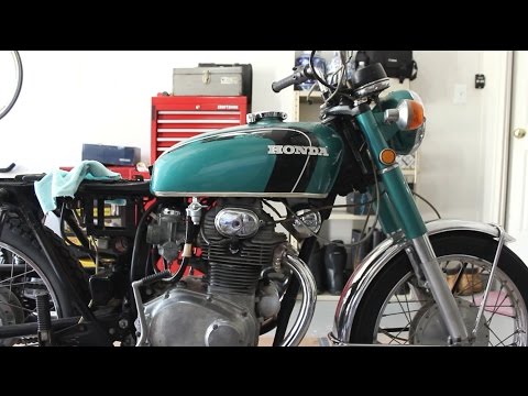 72 Honda CB350 Cafe Racer Build - Part #2 - Gas Tank, Carburetors, Footpegs, Kickstand, Exhausts