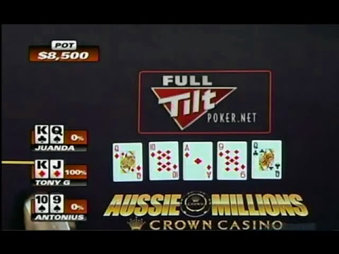 Tony G Flops Royal Flush Aussi Millions