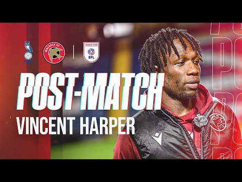 Post-match: Vincent Harper speaks after 1-0 win against Oldham Athletic