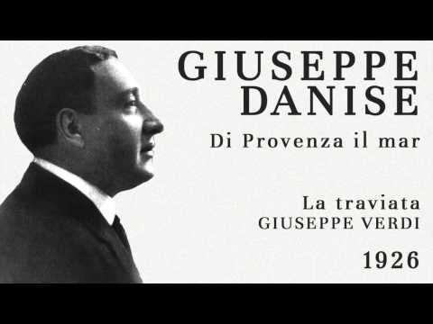 Giuseppe Danise - Di Provenza il mar (La traviata) - 1926