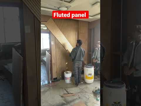 pvc panel installation | fluted panel installation