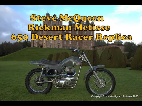 Steve McQueen Rickman Metisse MK3 650 Triumph Replica